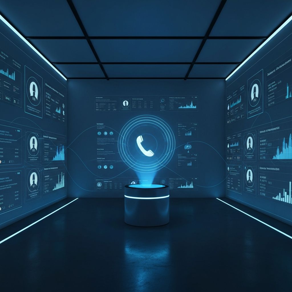 AI Voice Receptionist Interface